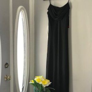 Onyx Nite Long A-Line Gown Size 8